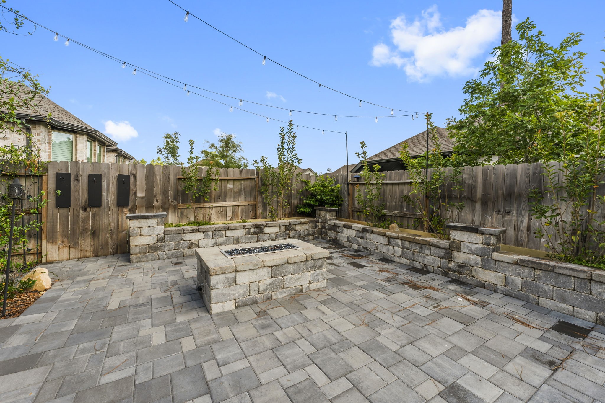 17151 Sandstone Street Conroe, TX 77302 - Photo 35 of 38 a view of yard with patio