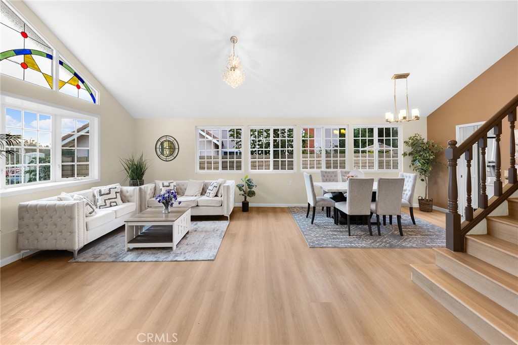 20329 Rim Ridge Road Walnut, CA 91789 - Photo 4 of 46 a living room with furniture and a wooden floor