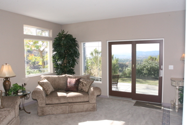 1498 Farnham Road Ojai, CA 93023 - Photo 9 of 10 a living room with furniture and a large window