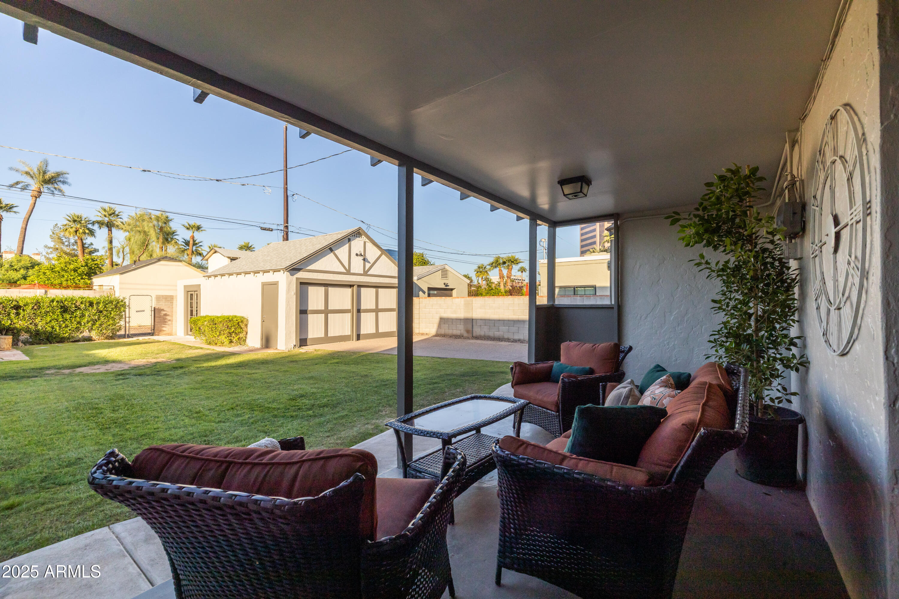 126 West Coronado Road Phoenix, AZ 85003 - Photo 45 of 60 a outdoor living space with furniture and garden view