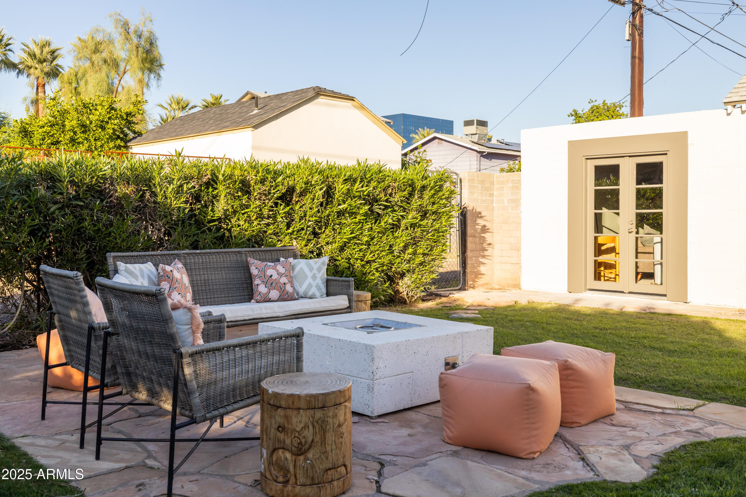 126 West Coronado Road Phoenix, AZ 85003 - Photo 50 of 60 a view of a patio with table and chairs and potted plants