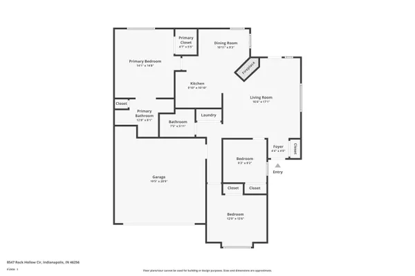 $329,900 | 8547 Rock Hollow Circle, Indianapolis, IN 46256
