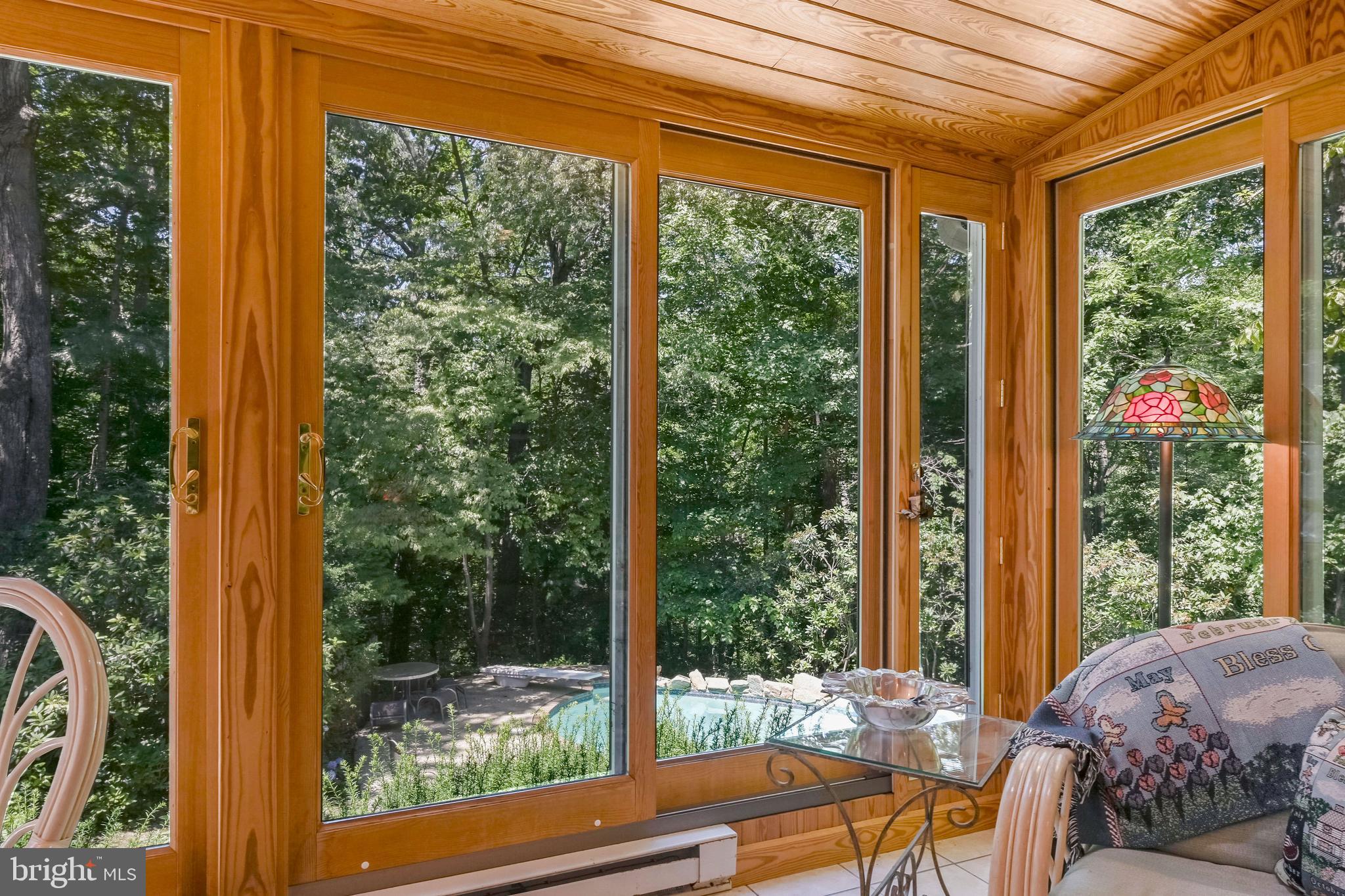 1960 Valley Road Annapolis, MD 21401 - Photo 24 of 45 Sunroom looking down to pool