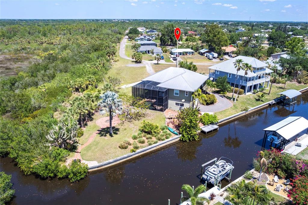 3712 Balboa Court Punta Gorda, FL 33983 - Photo 51 of 53 an aerial view of residential houses and outdoor space