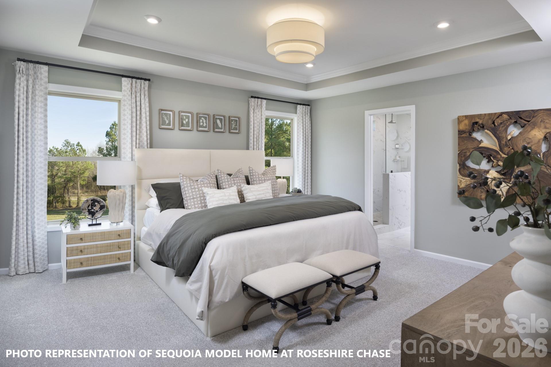 9969 Cask Way Huntersville, NC 28078 - Photo 30 of 36 a bedroom with a bed and a couch