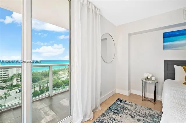 a view of a bathroom from a window