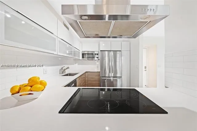 a living room with a table