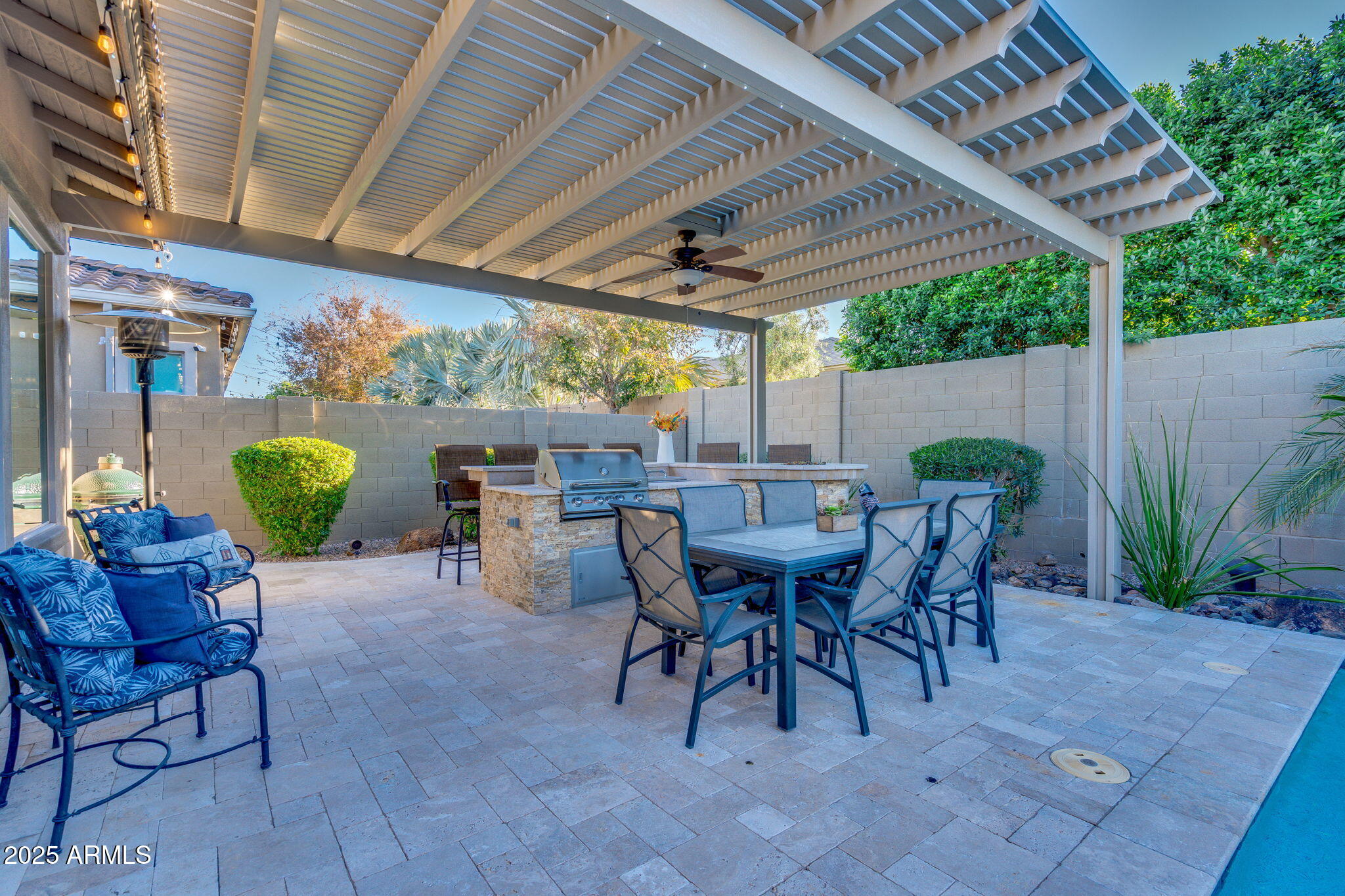 3781 East Chestnut Lane Gilbert, AZ 85298 - Photo 45 of 89 Built in BBQ/Pergola