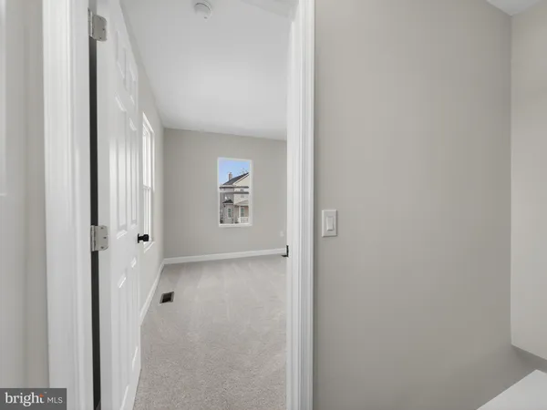 a view of an empty room