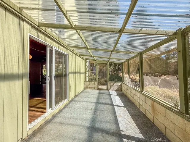 a outdoor space with furniture