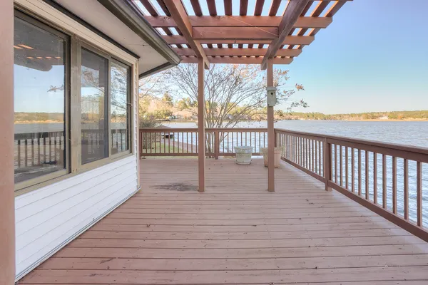 a view of porch with seating space