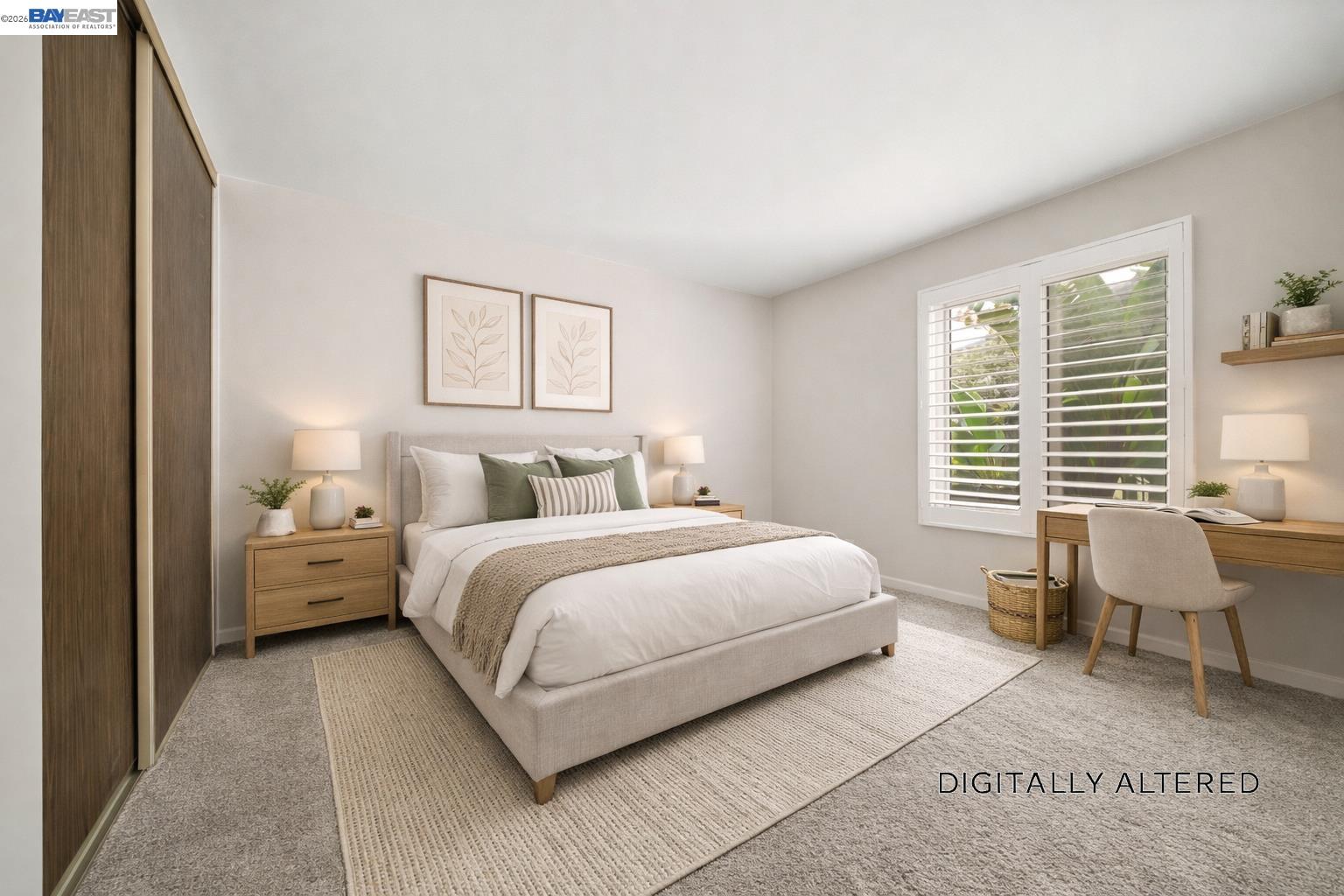 960 Shorepoint Court, Unit 116 Alameda, CA 94501 - Photo 11 of 20 a bedroom with a bed and a large window