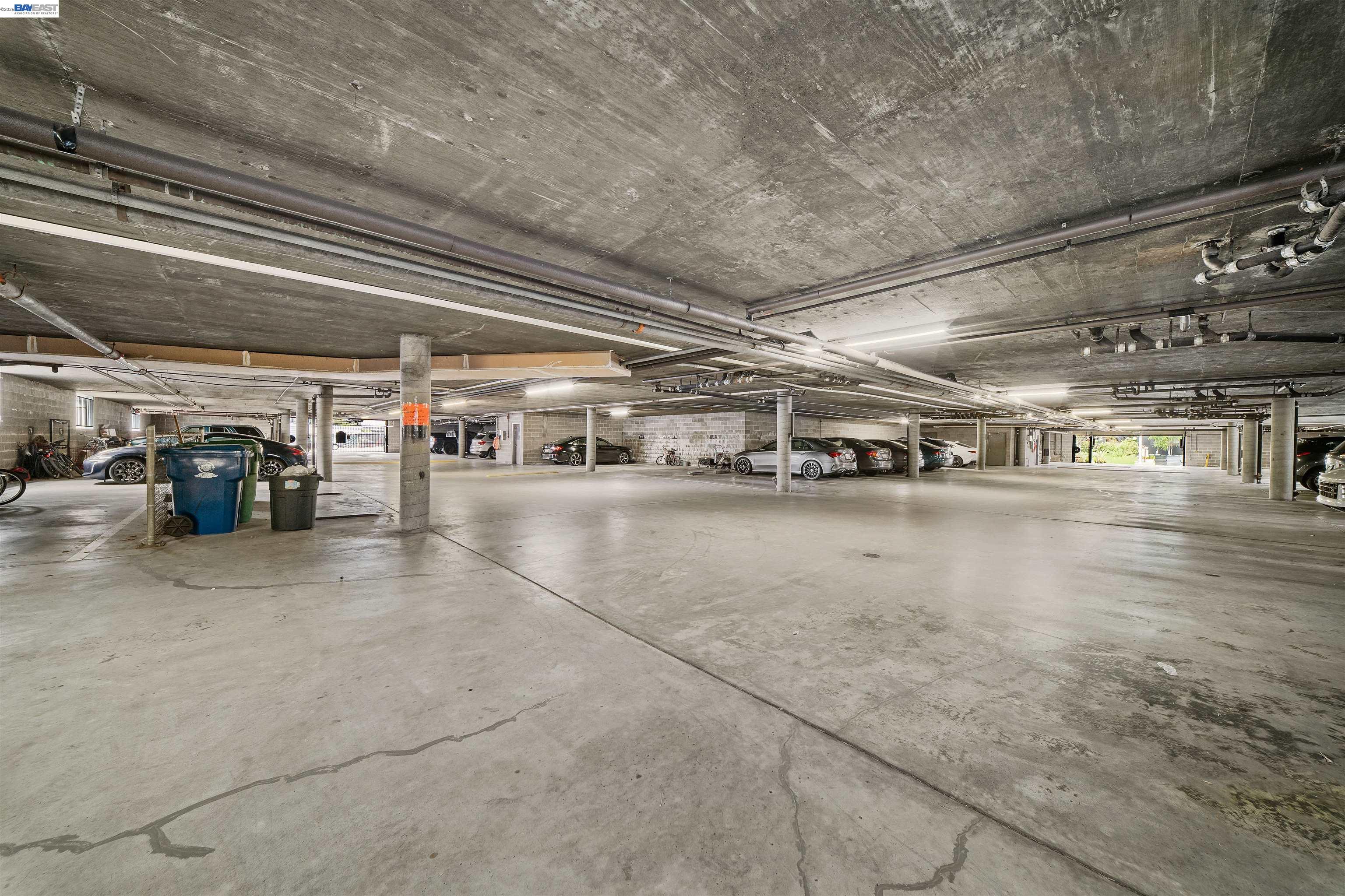 960 Shorepoint Court, Unit 116 Alameda, CA 94501 - Photo 17 of 20 a view of parking garage with lots of traffic