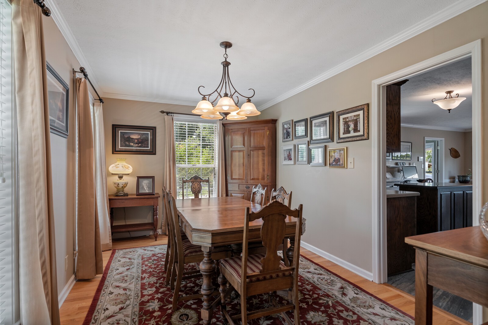 6028 State Line Road Springfield, TN 37172 - Photo 17 of 45 a dining room with furniture window and wooden floor
