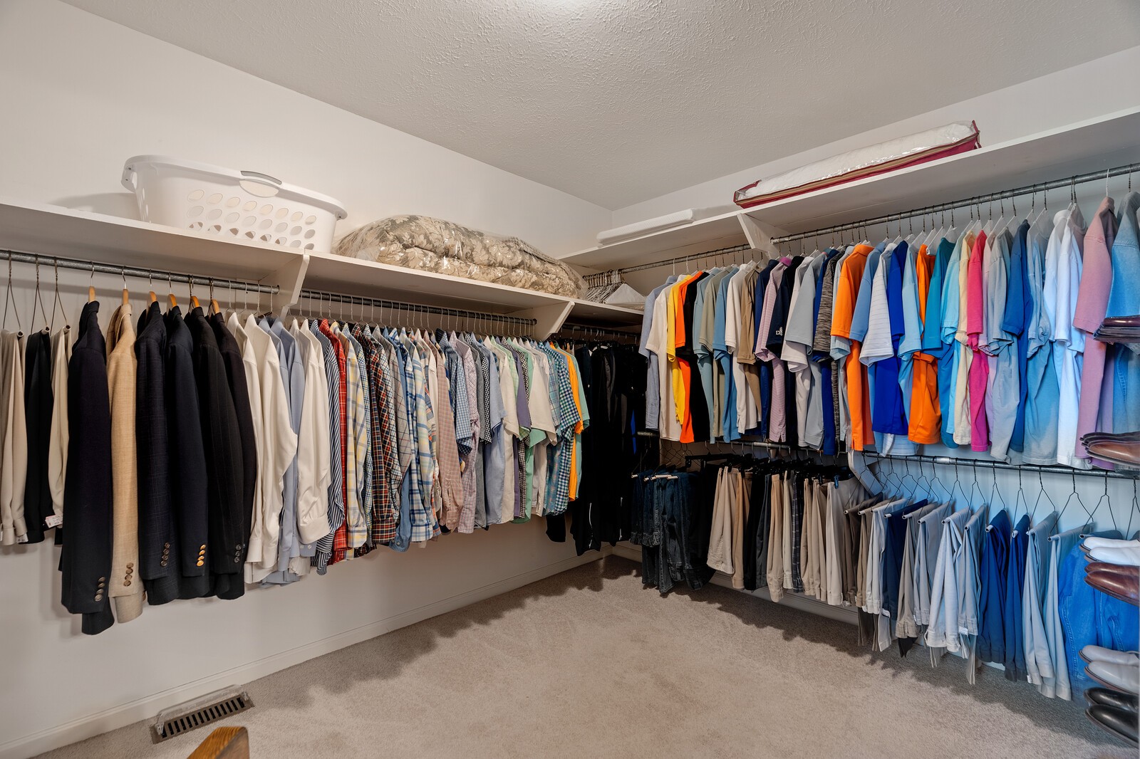 6028 State Line Road Springfield, TN 37172 - Photo 38 of 45 a view of walk in closet with clothes and shoes