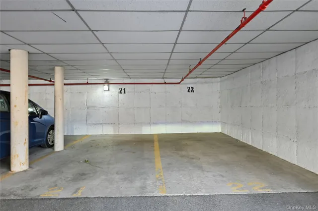 a view of a room with an empty space