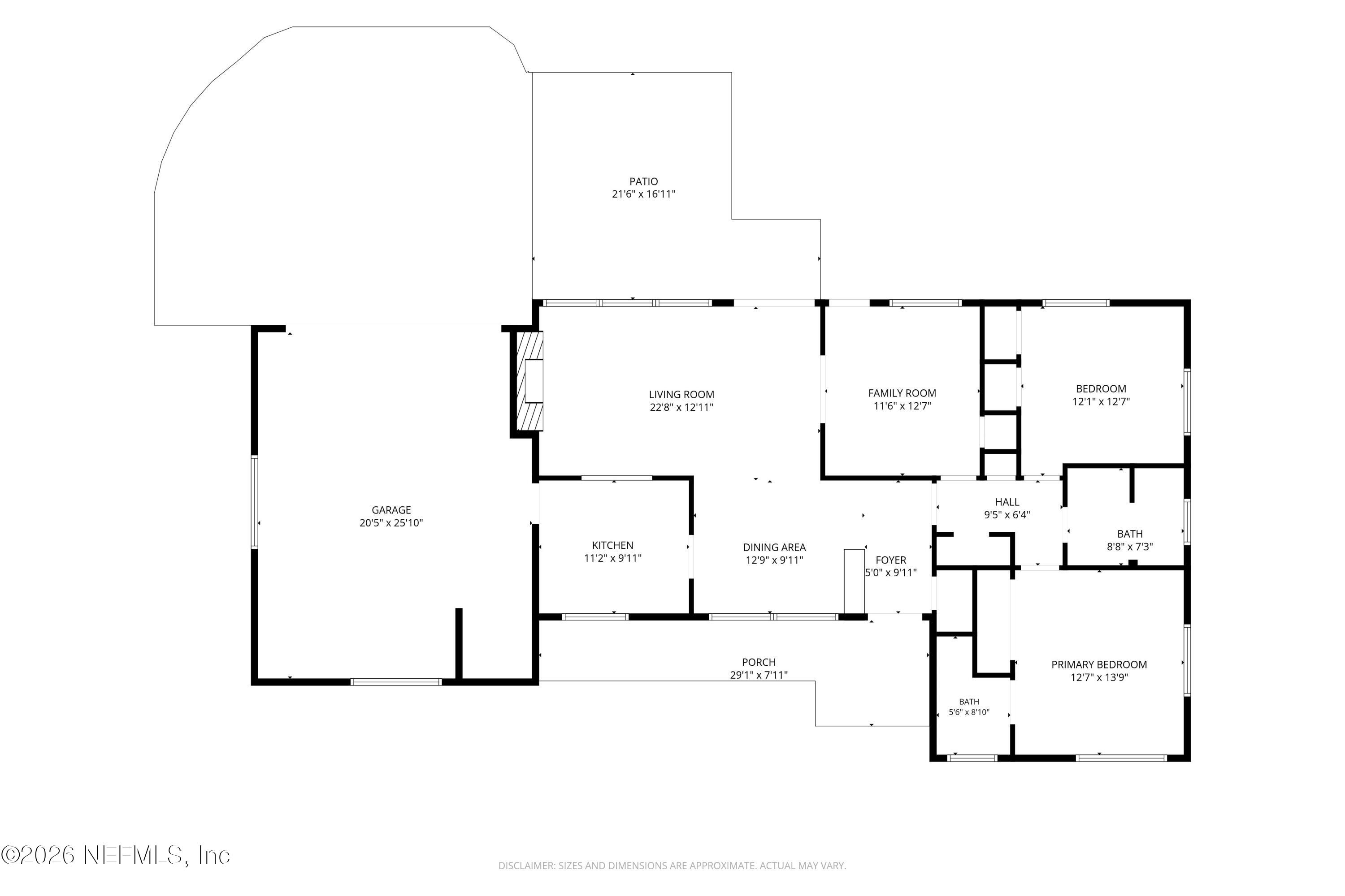 4137 Churchwell Road Jacksonville, FL 32210 - Photo 21 of 21 floor plan