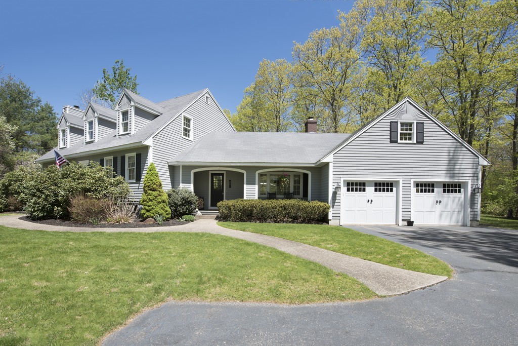 251 Ipswich Road Boxford, MA 01921 - Photo 2 of 27 a front view of a house with a yard
