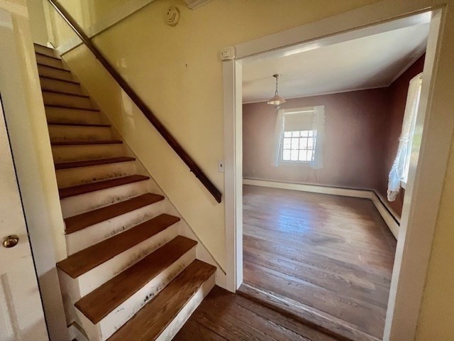 41 Woodland Road Chatham, MA 02659 - Photo 4 of 22 a view of entryway with wooden floor and stairs