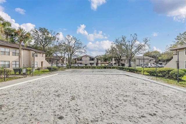 a view of road and trees
