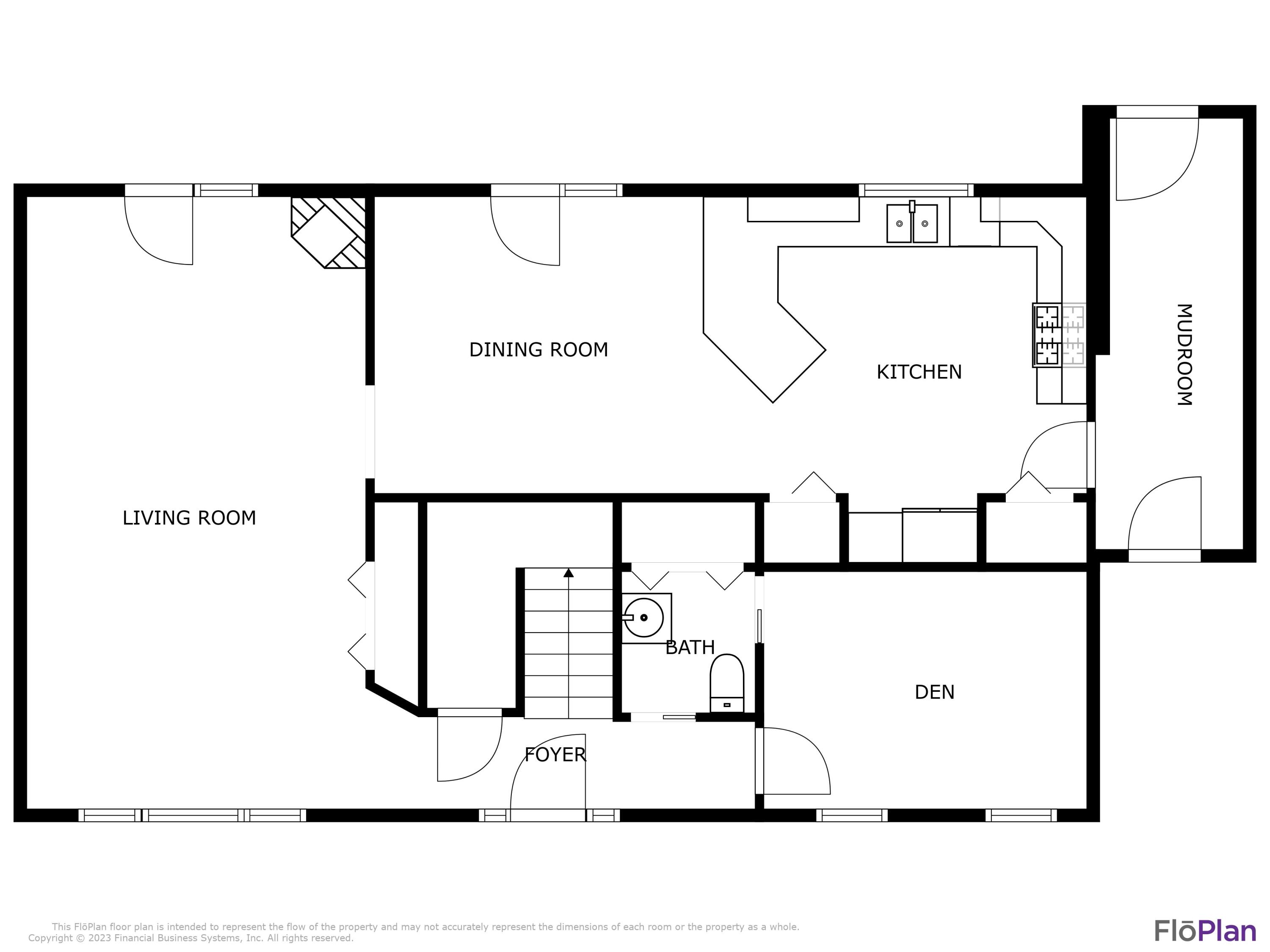 1155 Sawyer Road Cape Elizabeth, ME 04107 - Photo 54 of 55 First Floor Layout