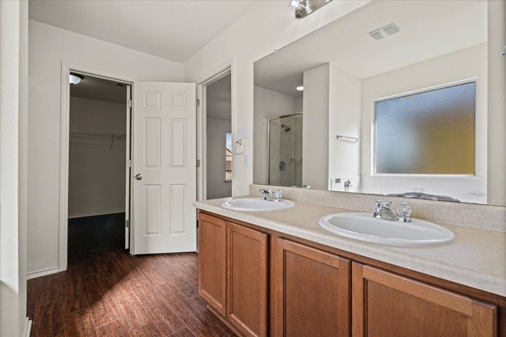 1316 Davis Mountain Loop Cedar Park, TX 78613 - Photo 16 of 24 a bathroom with a sink and a mirror