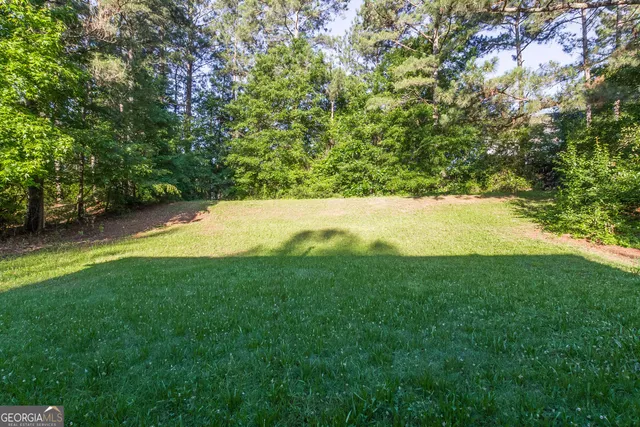a view of an outdoor space and a yard