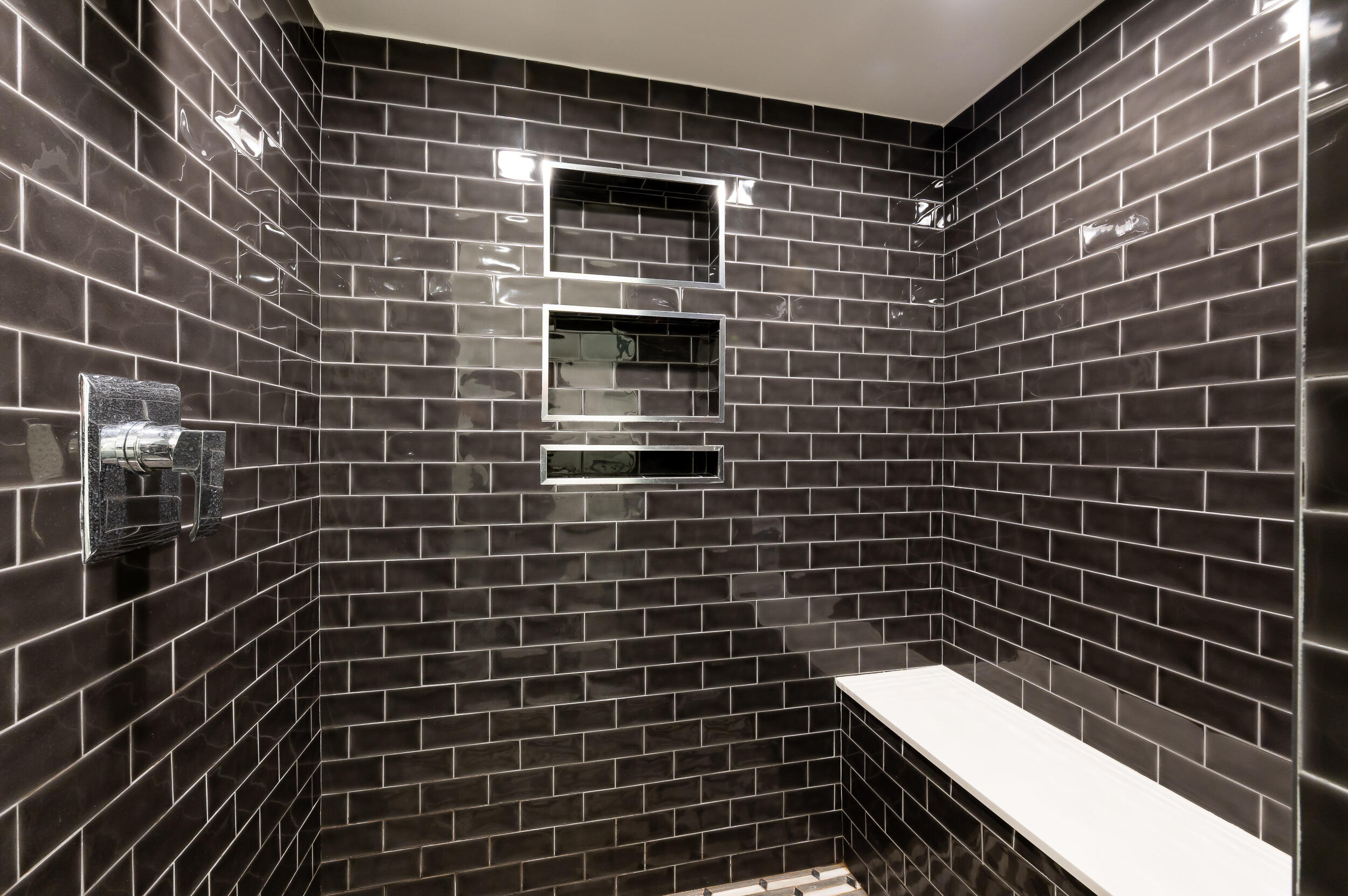 300 Southeast 5th Avenue, Unit 6110 Boca Raton, FL 33432 - Photo 27 of 96 a bathroom with a sink toilet shower and a blue shower