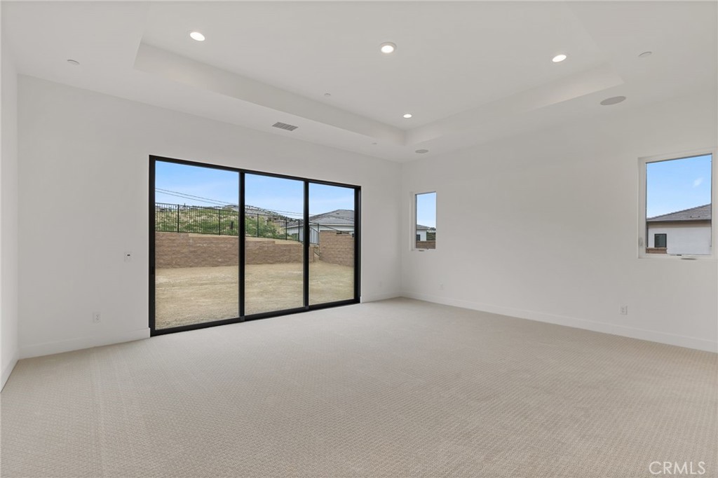 11900 Red Hawk Lane Porter Ranch, CA 91326 - Photo 13 of 26 Primary Bedroom: Saddleback Modern Farmhouse - Ridge Collection at Bella Vista - Photo of another Saddleback - Not actual home for sale - Home is still under construction