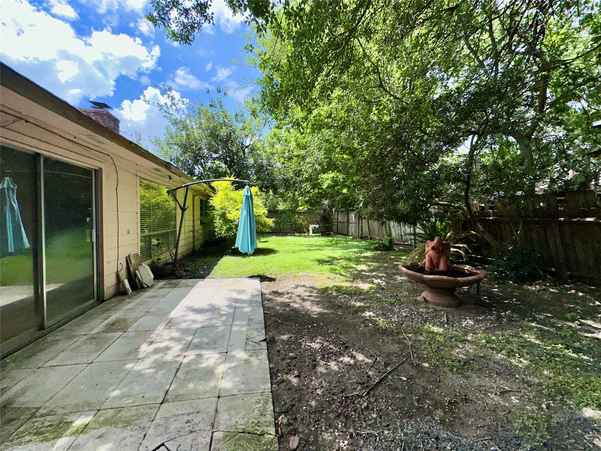 8511 Little River Road Houston, TX 77064 - Photo 17 of 19 a view of a backyard with sitting area