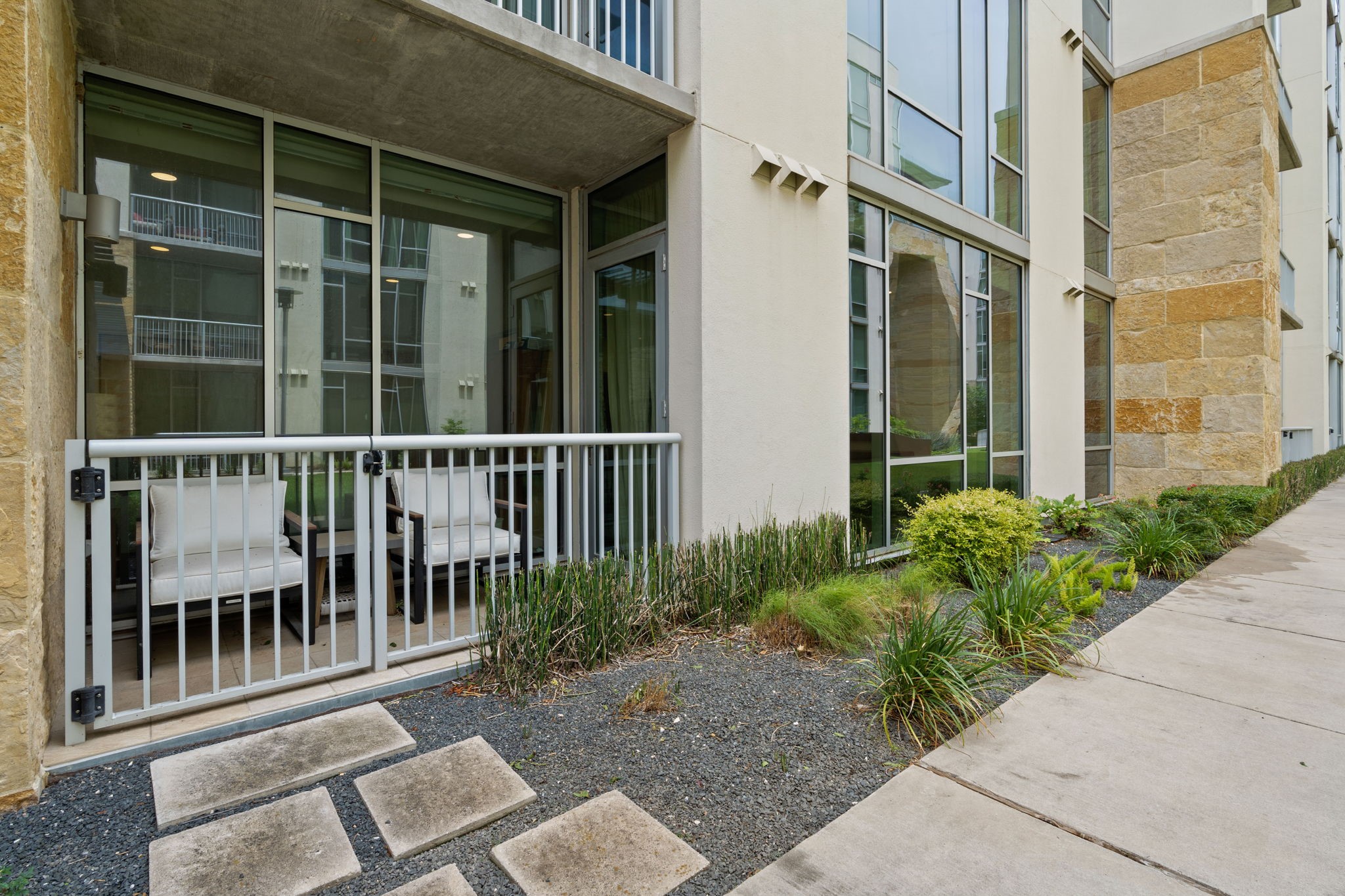 1600 Barton Springs Road, Unit 2102 Austin, TX 78704 - Photo 22 of 37 Private, gated access from your patio to the coutyard.