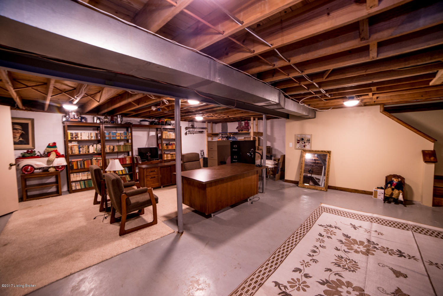 10907 Sun Ridge Road Goshen, KY 40026 - Photo 56 of 71 The full basement provides a desirable space for additional storage with lots of potential for future growth