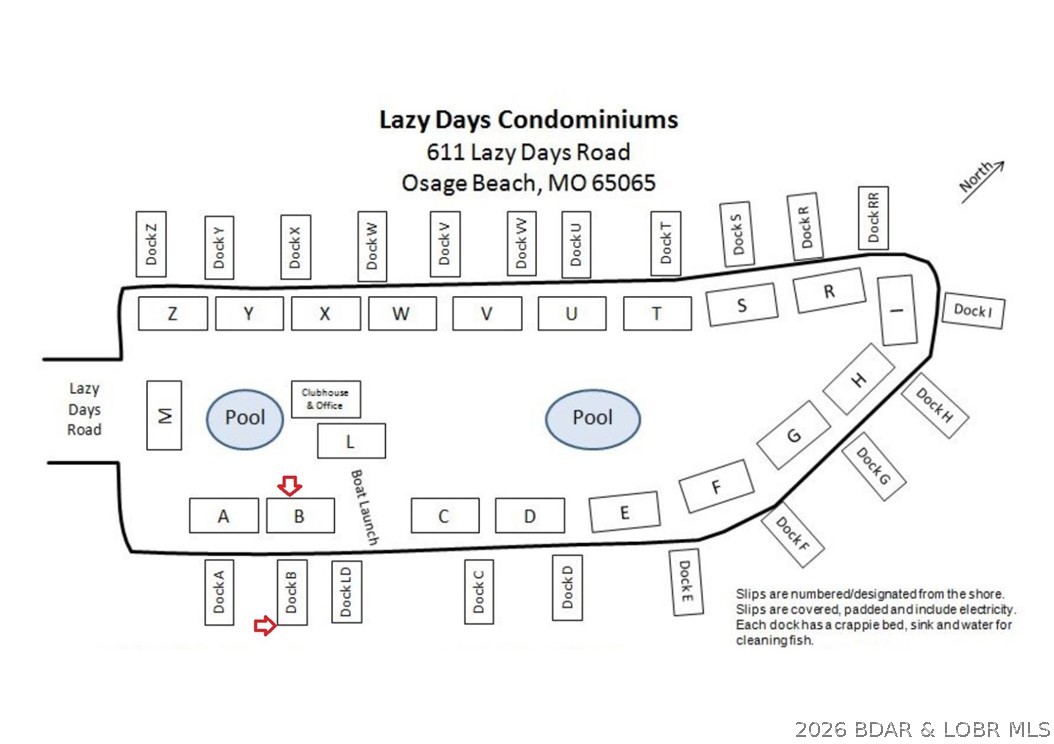 611 Lazy Days Road, Unit B12 Osage Beach, MO 65065 - Photo 41 of 41 COMPLEX MAP
