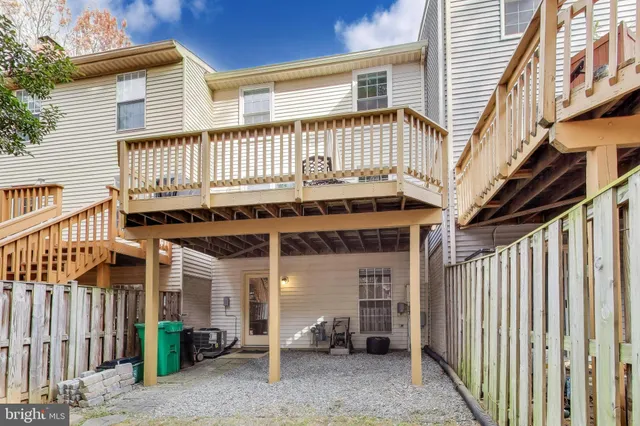 a view of a house with a deck