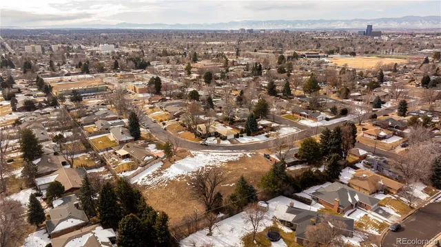 a view of a city with an ocean