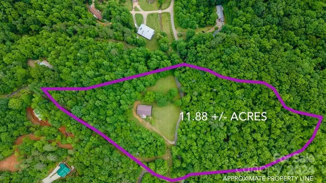 a view of a lush green field