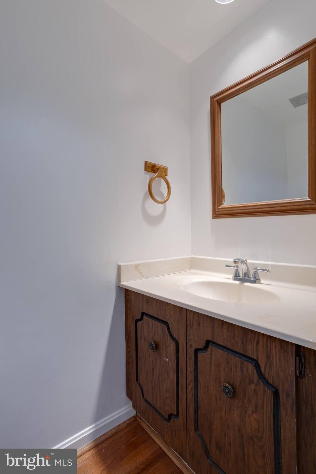 9043 Blarney Stone Drive Springfield, VA 22152 - Photo 13 of 23 a bathroom with a sink and a mirror