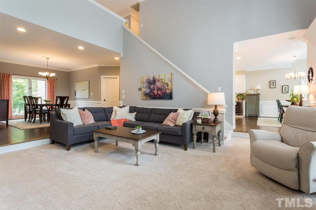 8121 Windsor Ridge Drive Raleigh, NC 27615 - Photo 6 of 22 Living Room