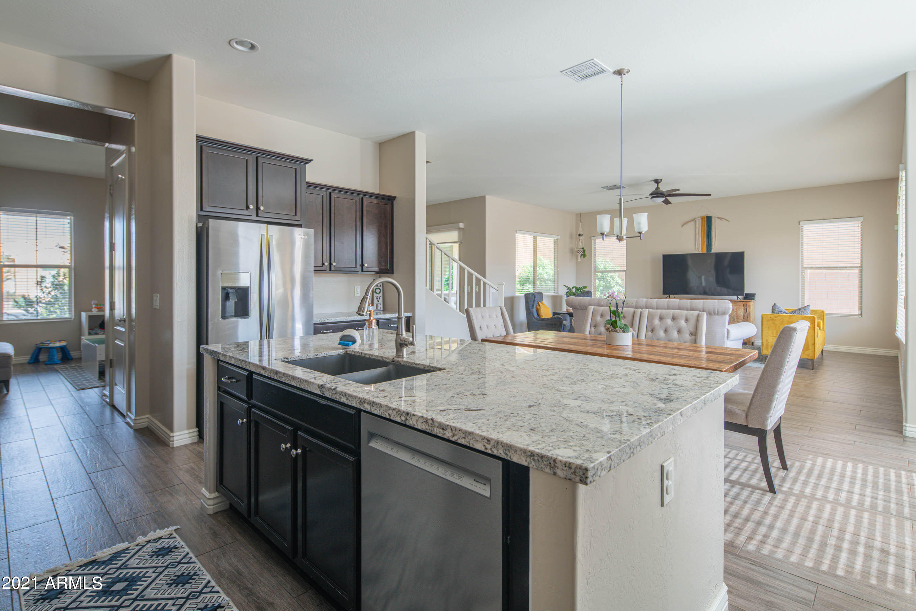 2655 East Stacey Road Gilbert, AZ 85298 - Photo 18 of 70 Kitchen Overlooks Living Room