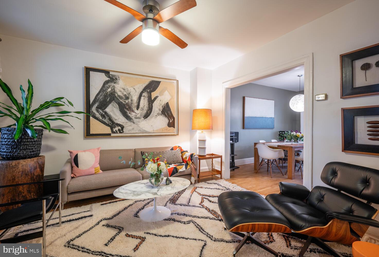 1220 Orren Street Northeast Washington, DC 20002 - Photo 5 of 37 Stylish living space with artistic flair.