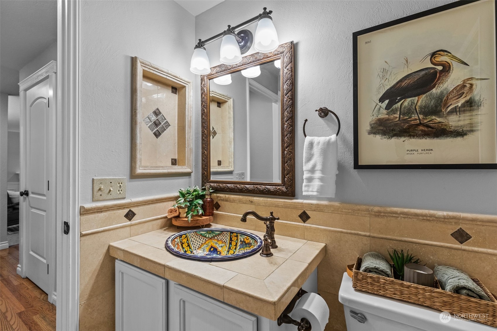 2330 243rd Place Southeast Bothell, WA 98021 - Photo 21 of 40 a bathroom with a sink and a mirror