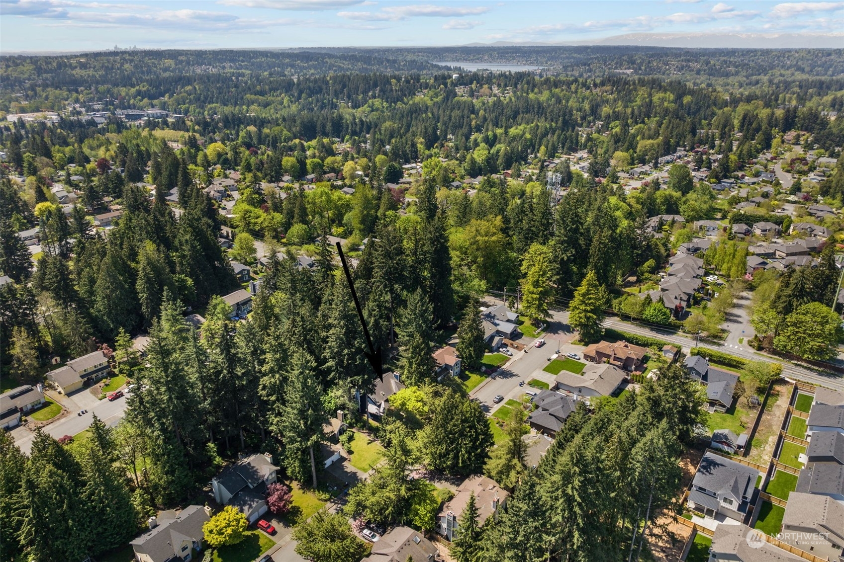 2330 243rd Place Southeast Bothell, WA 98021 - Photo 38 of 40 a view of a city with lush green forest