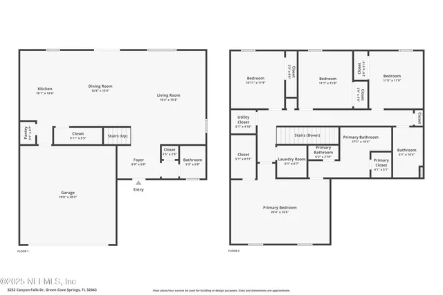 $325,000 | 3252 Canyon Falls Drive, Green Cove Springs, FL 32043