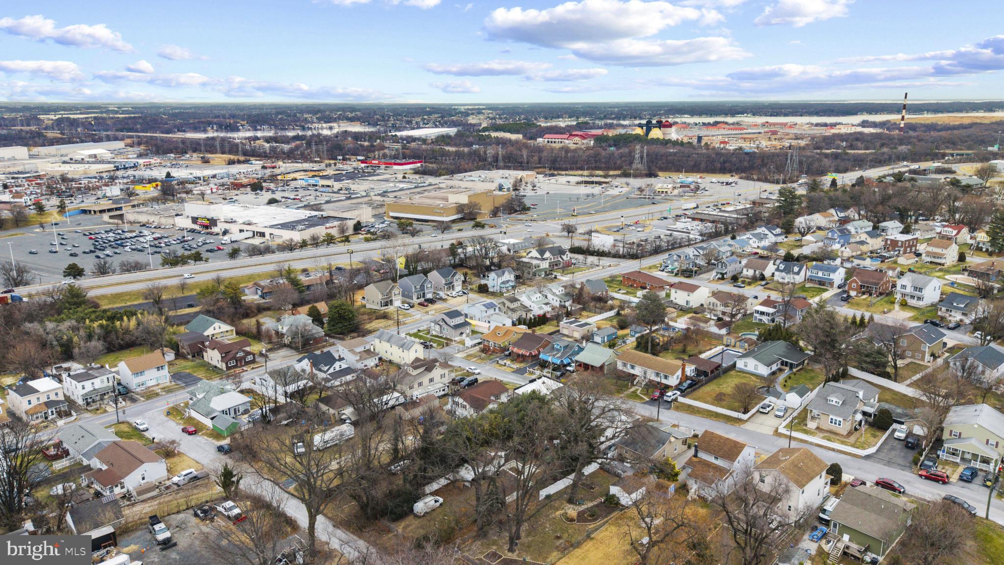 7627 Carson Avenue Baltimore, MD 21224 - Photo 34 of 38 an aerial view of residential building with parking space