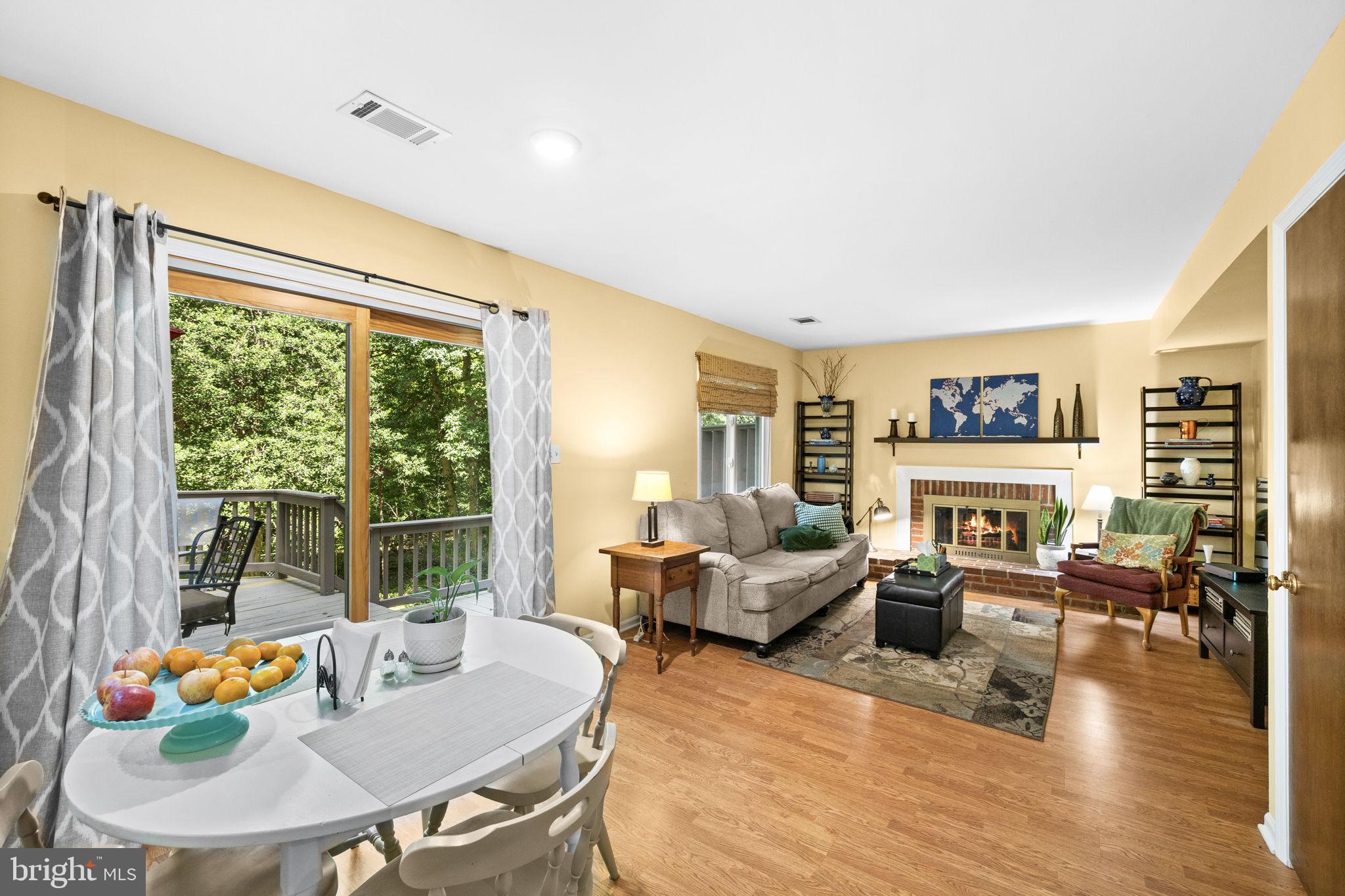 11822 Rutherford Drive Fredericksburg, VA 22407 - Photo 12 of 37 View From Breakfast Nook to Family Room