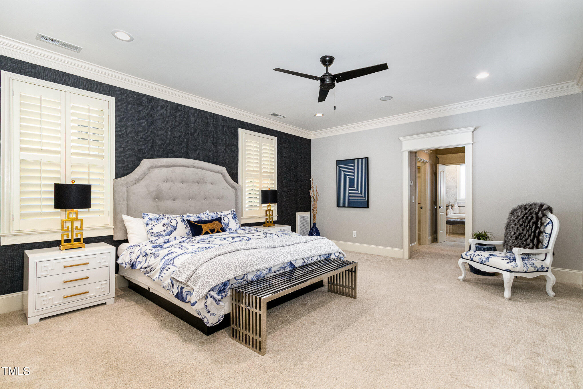 7814 Monument Lane Raleigh, NC 27615 - Photo 20 of 52 Huge primary bedroom suite