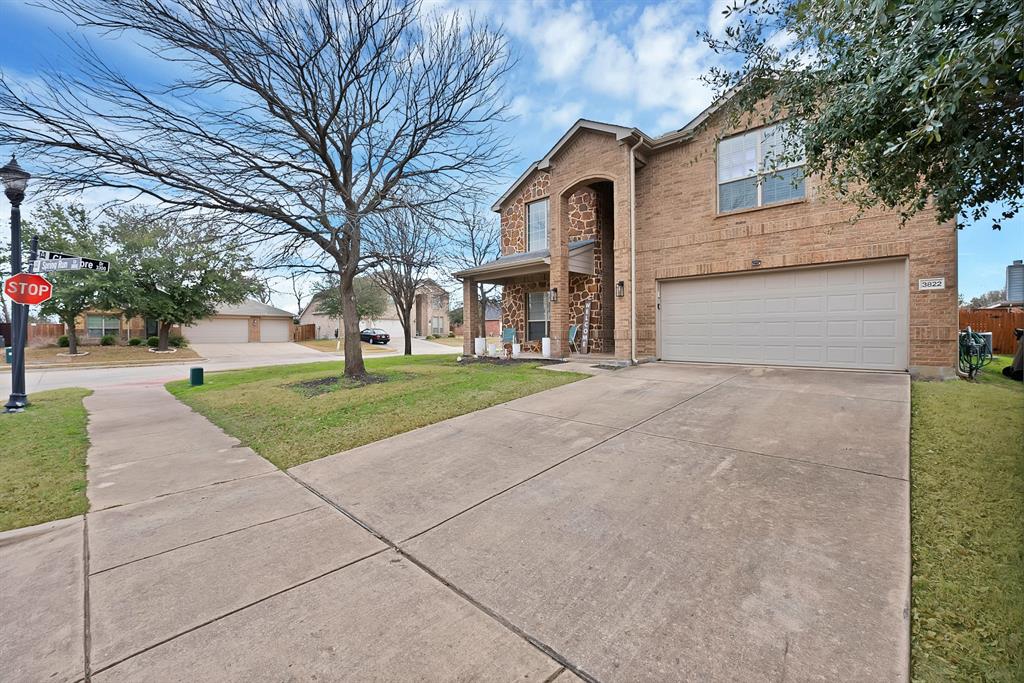 3822 Spring Run Lane Melissa, TX 75454 - Photo 3 of 39 a front view of house with yard and green space
