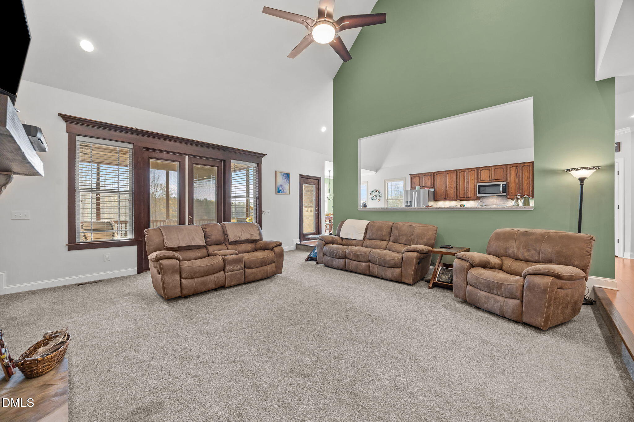 868 Julie McKnight Road Kittrell, NC 27544 - Photo 9 of 54 a living room with furniture and a large window