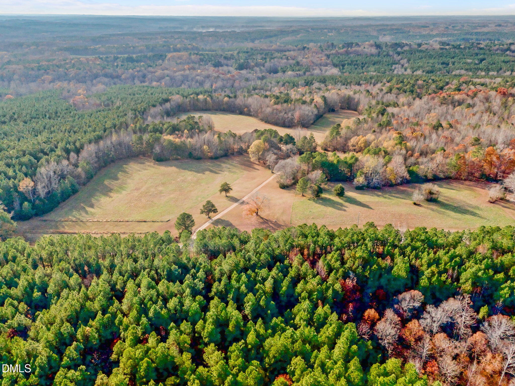 868 Julie McKnight Road Kittrell, NC 27544 - Photo 45 of 54 an aerial view of a house with a yard and garden view