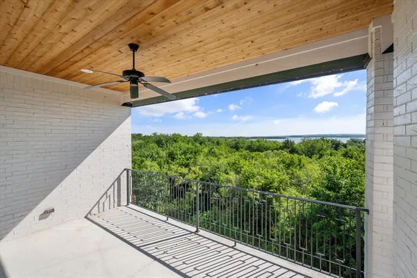a view of balcony
